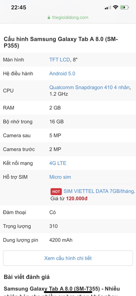 Máy Tính Bảng Samsung Tab A . Máy cũ chính hãng đẹp 90% | BigBuy360 - bigbuy360.vn