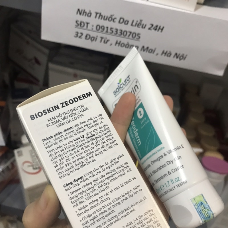 BIOSKIN ZEODERM 50ml kem bôi da