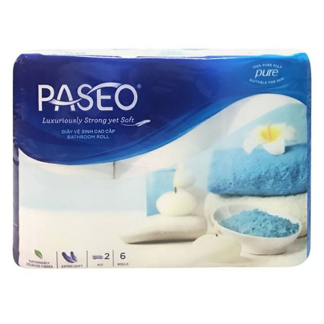 Lốc 6 cuộn giấy vệ sinh cao cấp