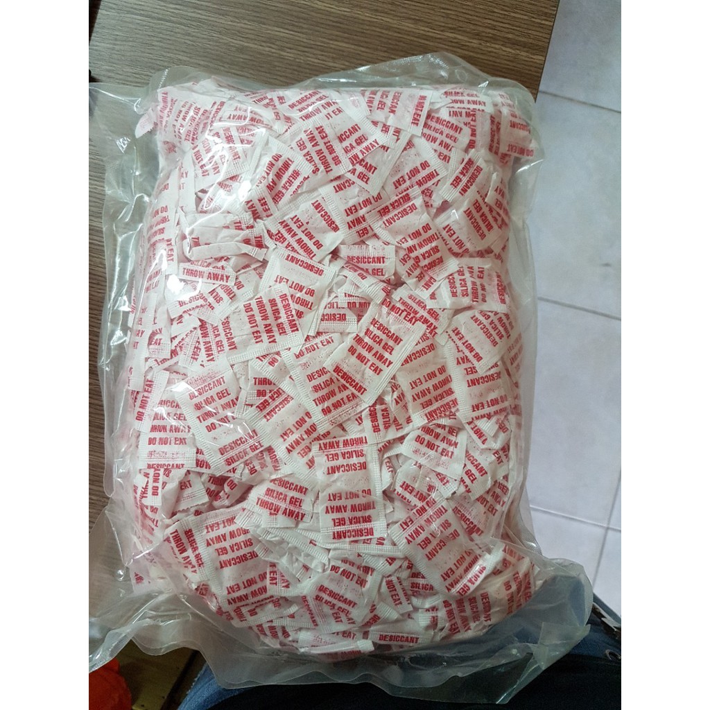 Hút ẩm gói nhỏ 1,1g , silica gel 1 gr