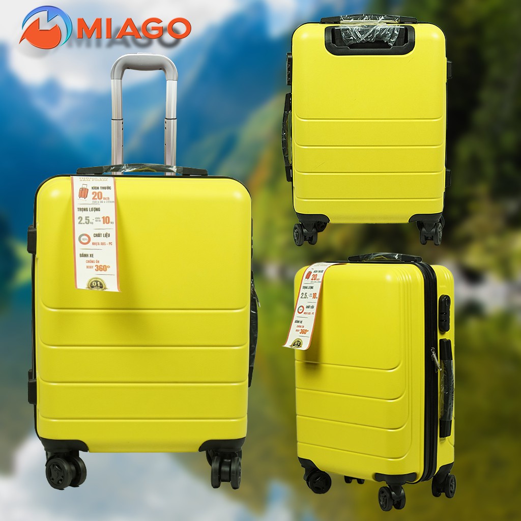 Bán chạy nhất trên toàn thế giới Vali kéo du lịch MIAGO Vali kéo nhựa bền đẹp và thời thượng