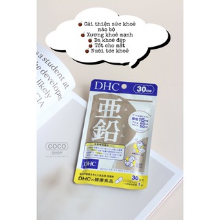 Viên Uống Kẽm DHC 30 ngày