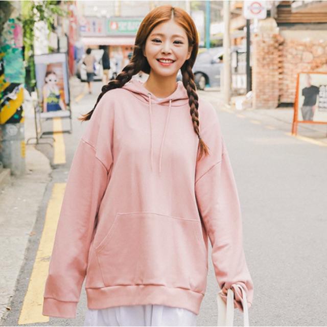 Áo Khoác Hoodie Basic Trơn - HỒNG RUỐC - Unisex | BigBuy360 - bigbuy360.vn