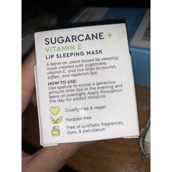 mặt nạ ngủ môi sweet sugarcane vitamin E 12g