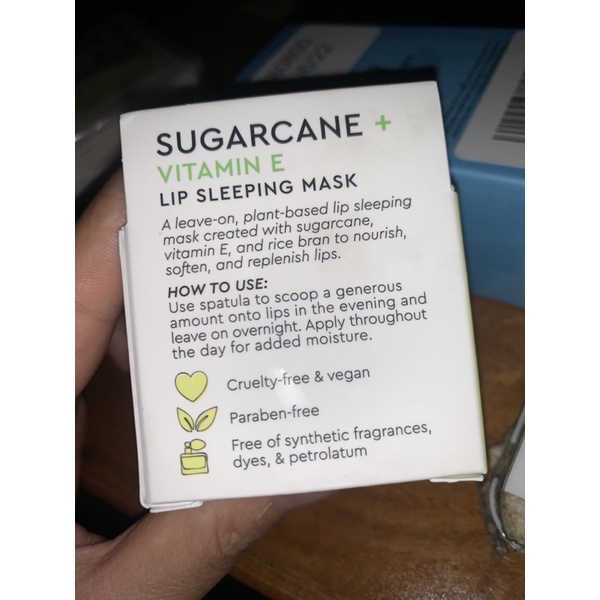 mặt nạ ngủ môi sweet sugarcane vitamin E 12g