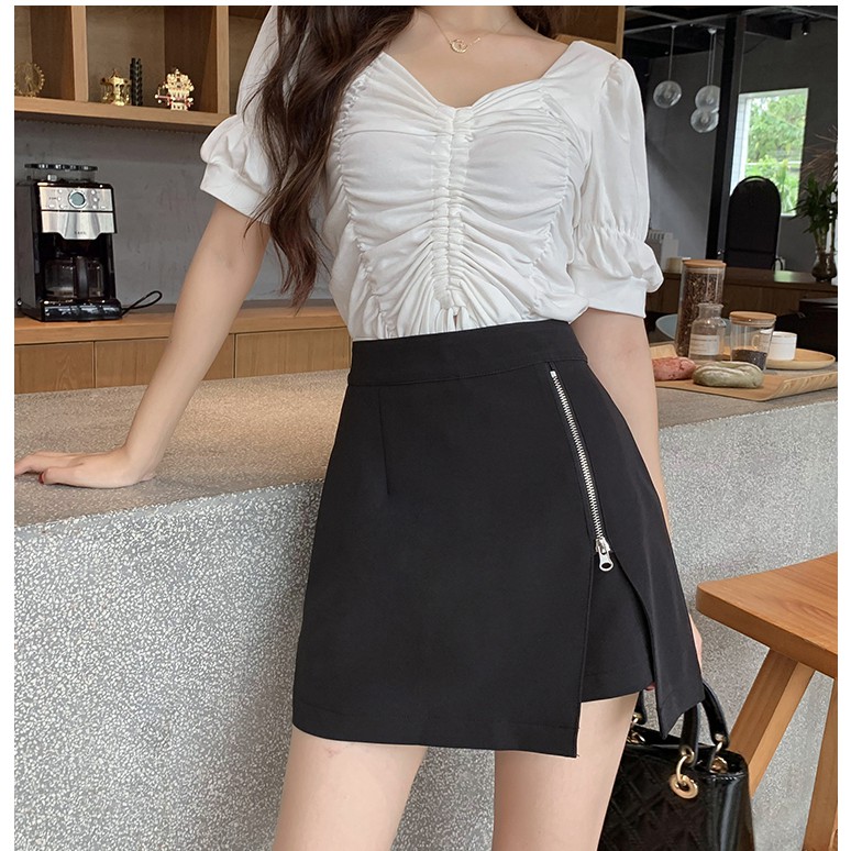 Chân váy khóa kéo thời trang thanh lịch cho nữ | BigBuy360 - bigbuy360.vn