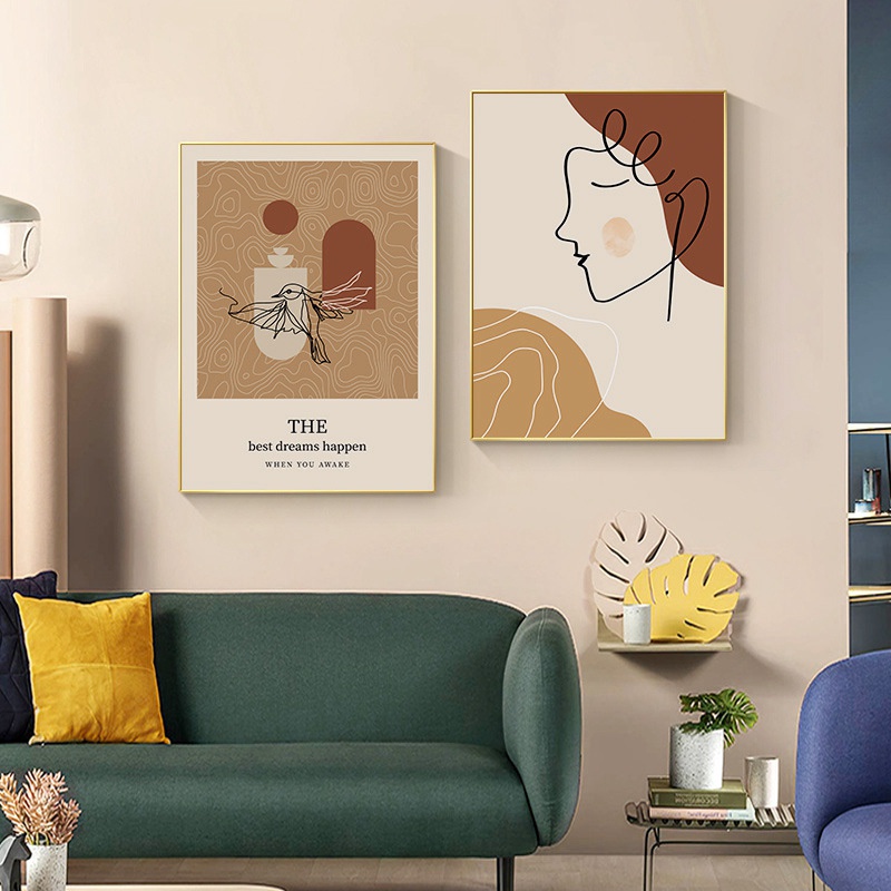 Tranh Vải Canvas Chống Thấm Nước Trang Trí Phòng Ngủ