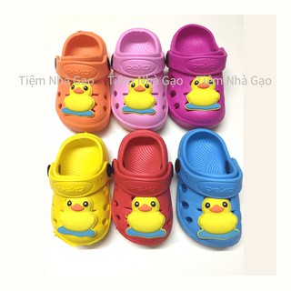 Dép sục hình con vịt siêu dễ thương cho bé trai bé gái từ 1 tuổi- 3 tuổi, dép sục tập đi cho bé