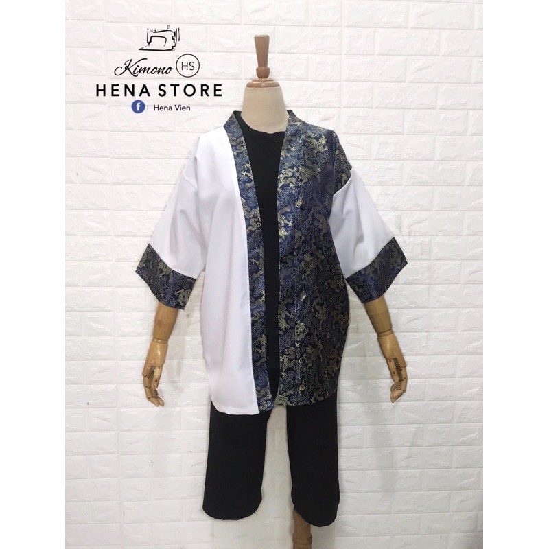 Kimono Haori Mix Gấm
