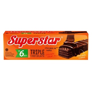 Bánh Xốp SuperStar Chocolate Hộp 6 Bánh