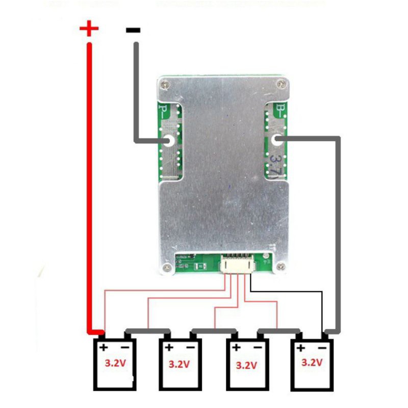 Mạch 4S 120A sạc xả chung pin sắt photphat LiFePo4