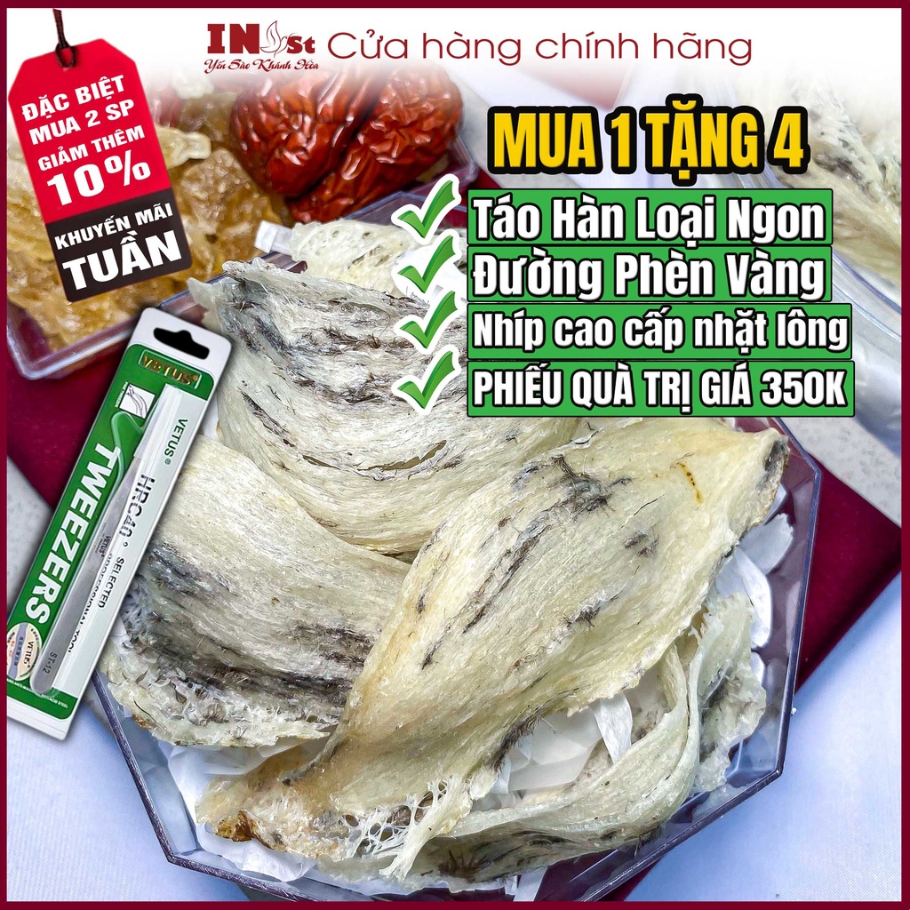 100g Tổ Yến Thô Già Ít Lông Loại 1 Yến Thô Cao Cấp  - Yến Sào Thô Khánh Hòa INest