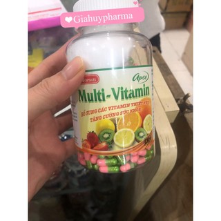 viên uốngMulti-vitamin bổ sung các vitamin tăng cường sức khỏe lọ 500v