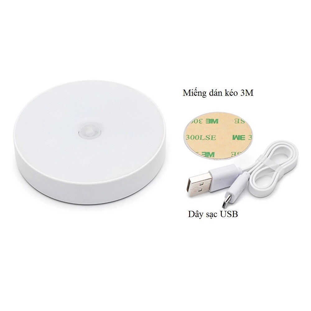 Đèn cảm ứng đèn led dán tường cảm biến thông minh không dây dán tủ quần áo, cầu thang, phòng ngủ cao cấp - NgocThi Store