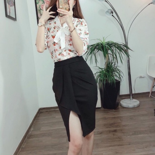 CHÂN VÁY BÈO CHÉO XẾP XẺ TRƯỚC ( ảnh thật trải thảm) | BigBuy360 - bigbuy360.vn