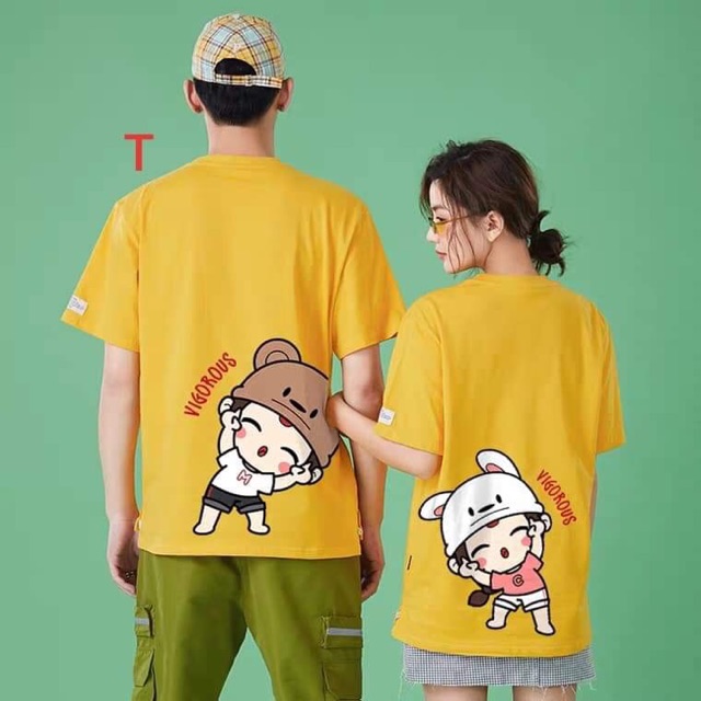 Áo đôi in 3D cô cậu (1 đôi gồm 2 áo )-TR