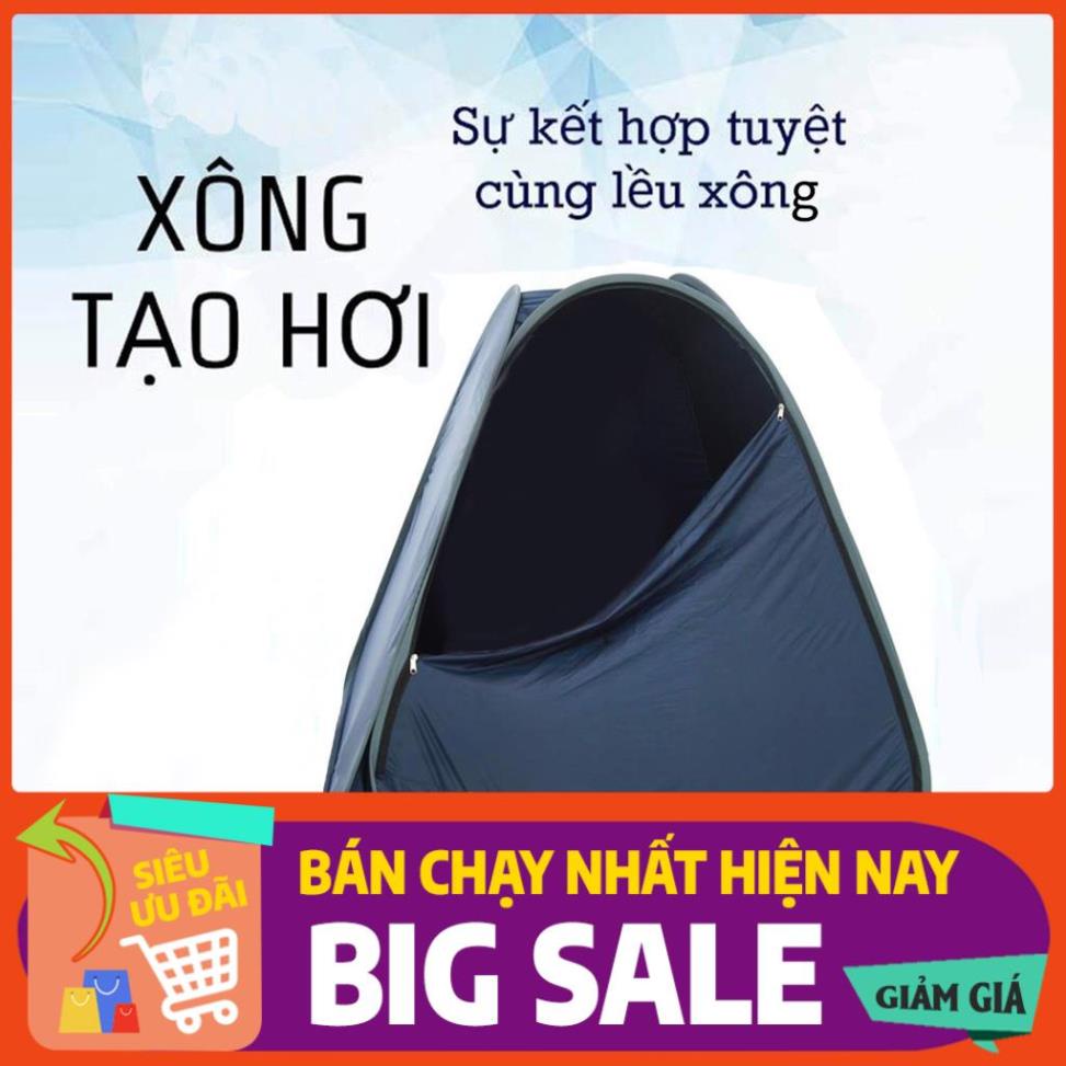 Lều Xông Hơi Tự Bung Cao Cấp -Túi Xông hơi chui đầu , Mùng xông hơi ngừa Covid Anh Thư