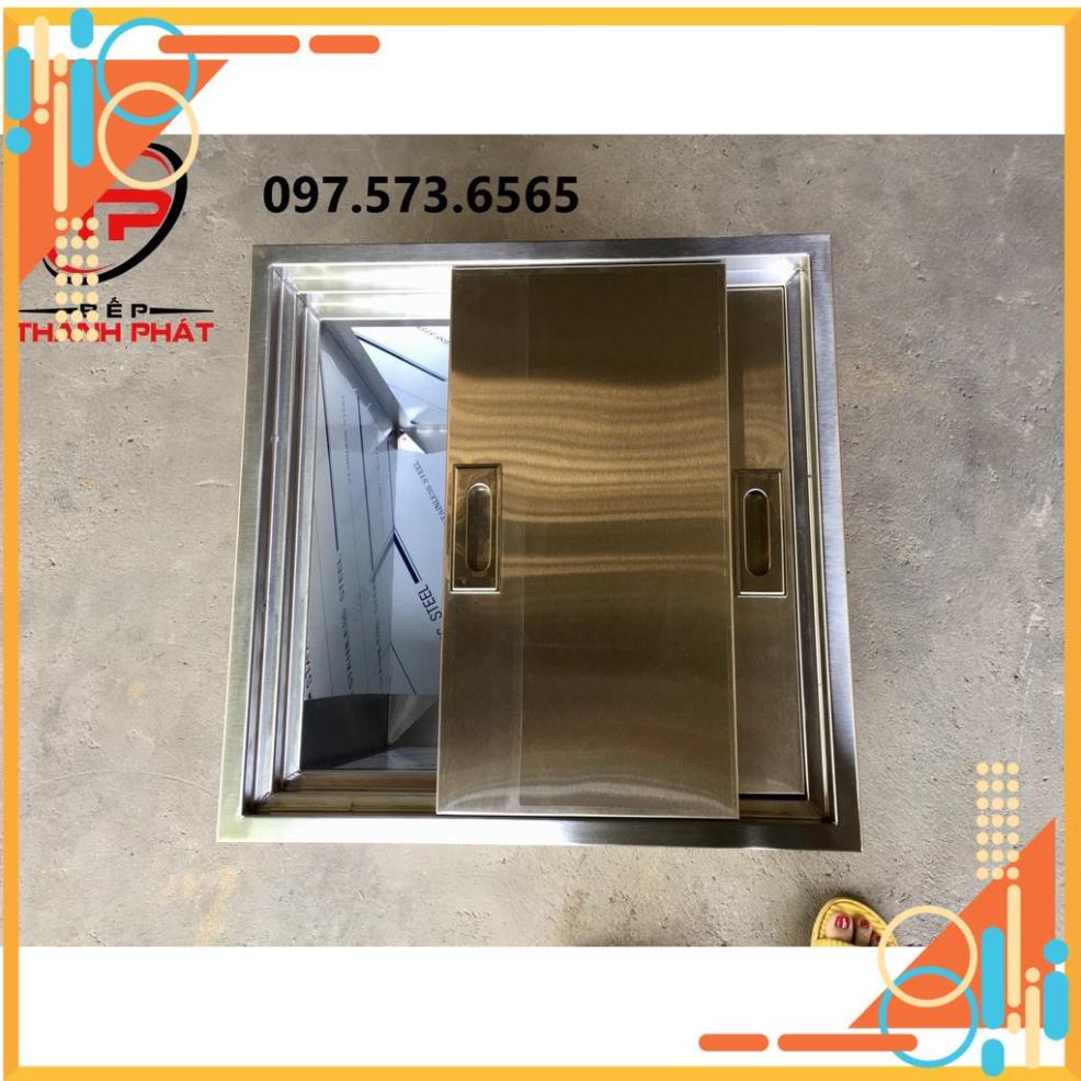 Thùng Đá Inox Âm Bàn