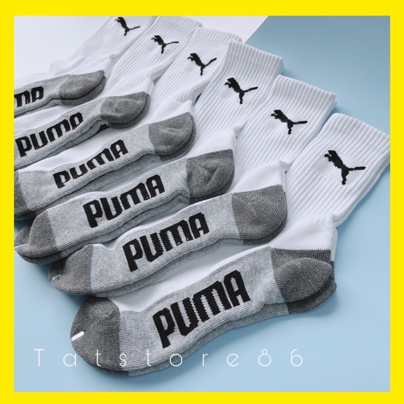 Tất vớ thể thao cổ cao puma-tất thời trang nam đá bóng đá banh thể thao