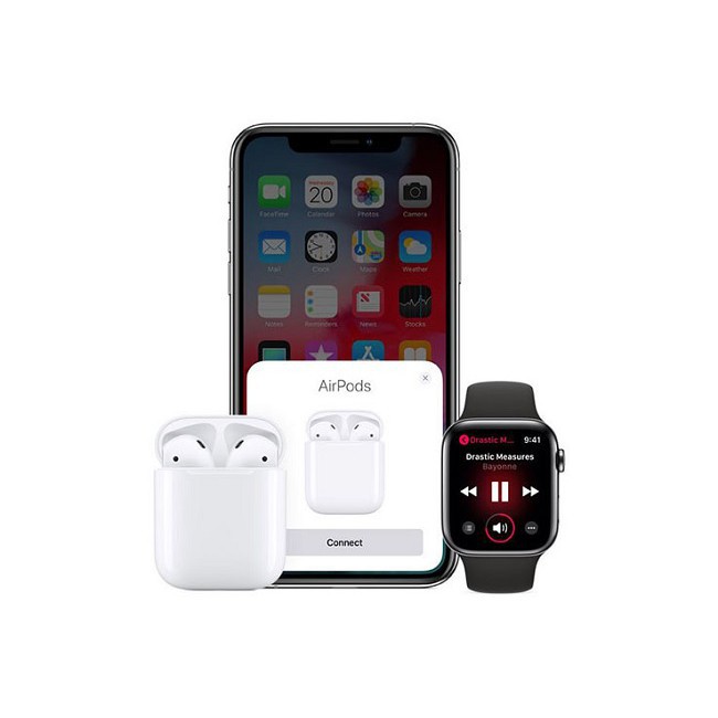 Tai Nghe Chơi Game Điện Thoại Nhét Tai Chống Ồn Airpods 2 - Tws Bluetooth Không Dây Có Micro Cho Iphone, Samsung