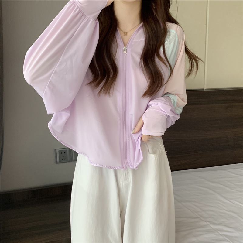 IELGY    Áo Khoác cardigan Có Nón Thoáng Khí Thời Trang Cho Nữ