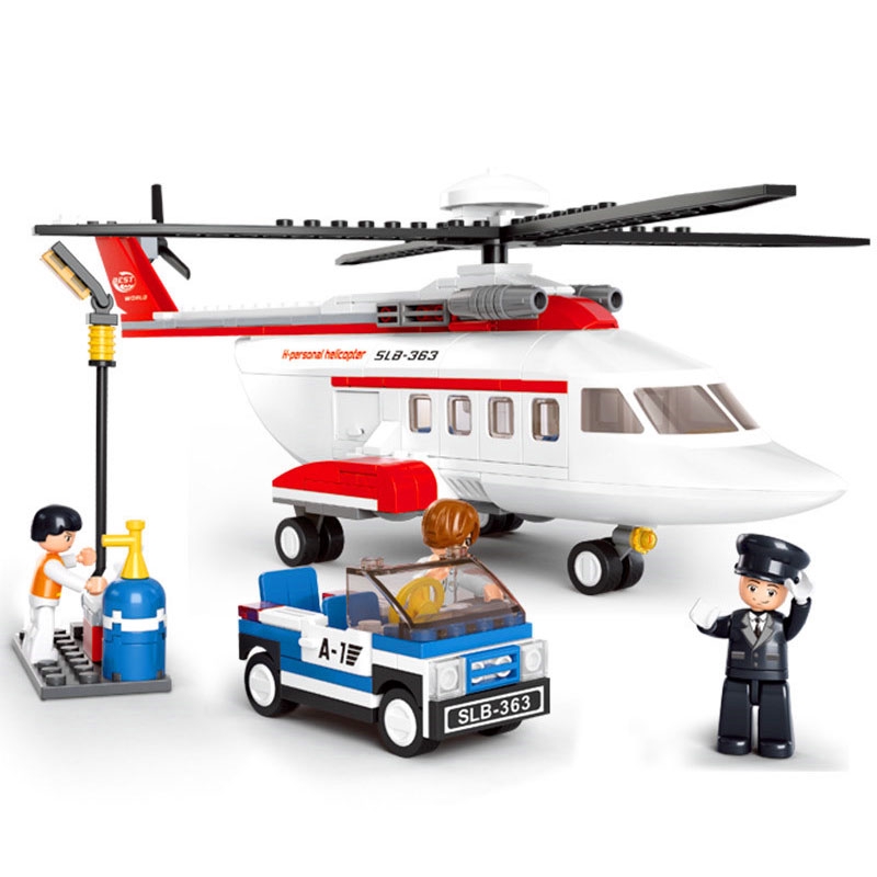 Bộ đồ chơi xếp hình Lego 259 mảnh ghép hình máy bay cho bé