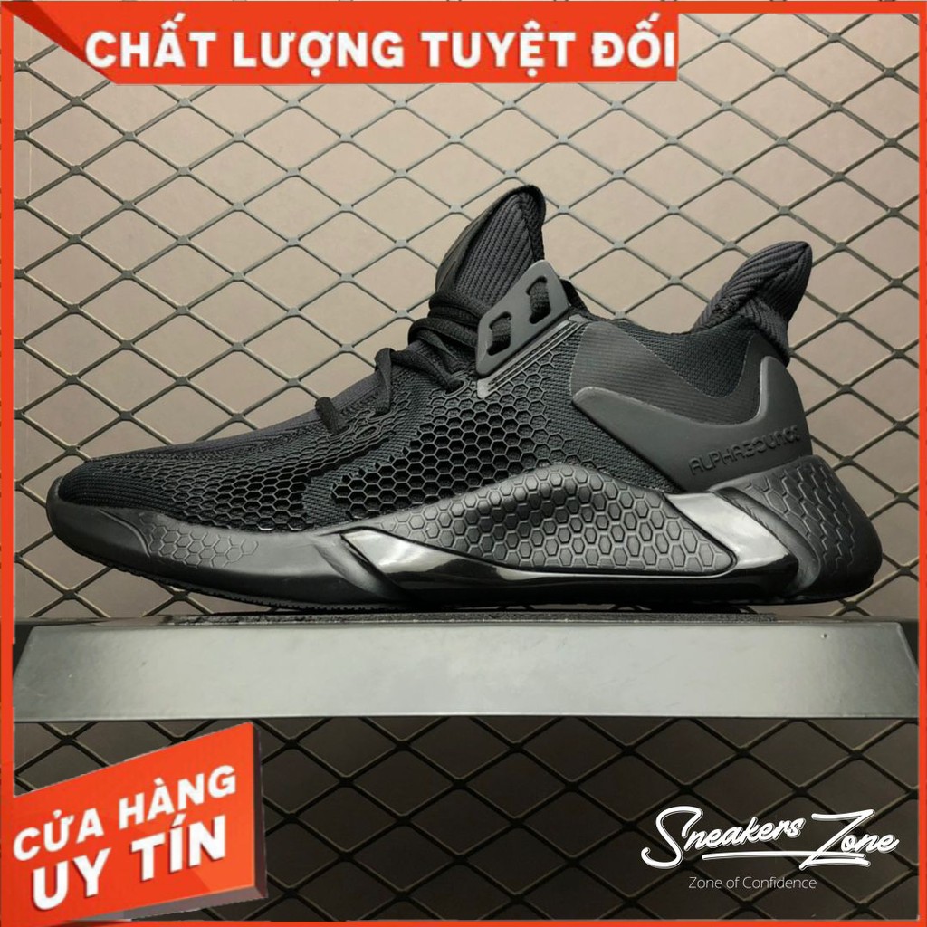 Giày Thể Thao Sneakers ALPHABOUNCE instinct M 2020 full đen cực đẹp cho cả nam và nữ