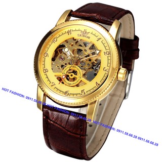 Đồng hồ AUTOMATIC nam lộ máy thương hiệu SEWOR mã DHS5588