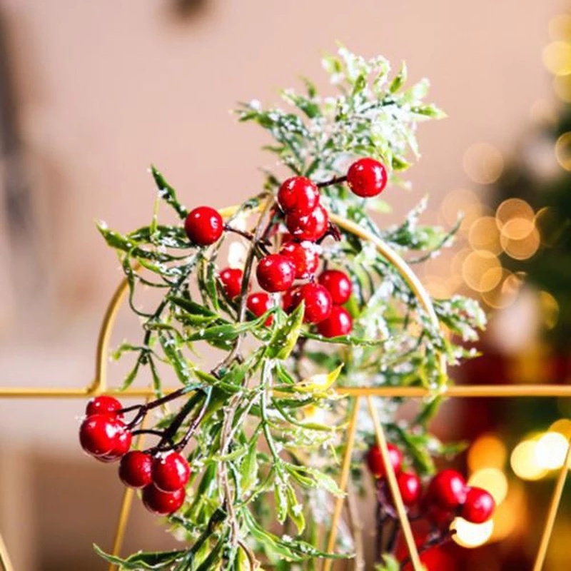 Dây đèn led hình quả thông nhân tạo trang trí giáng sinh độc đáo