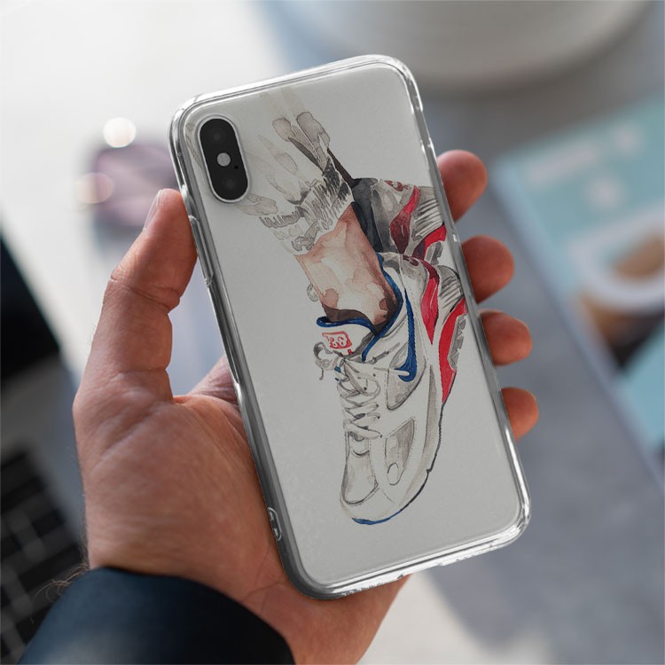 Vỏ/ốp ip chống sốc nike hãng màu đỏ Iphone 7/8/8Plus/X/Xs/Xs Max/11/11 Promax/12/12 Promax NIKPOD00192