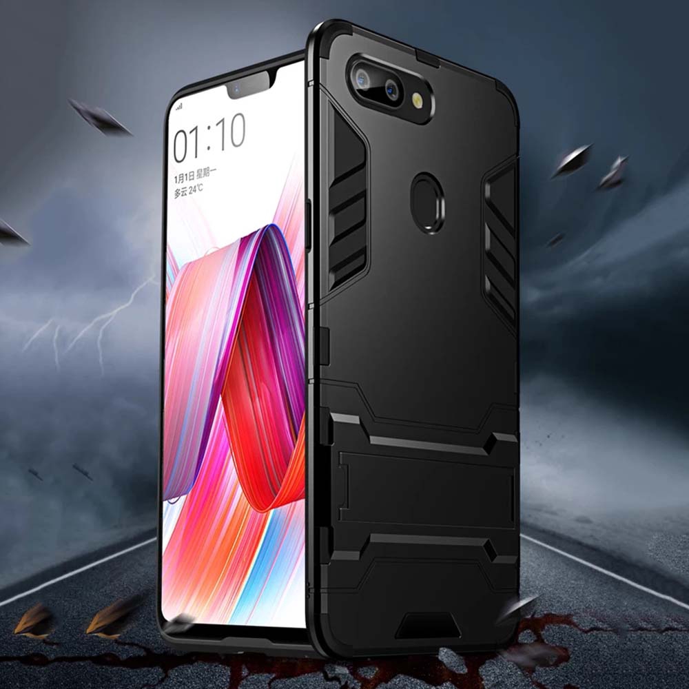 Oppo Ốp Điện Thoại Chống Sốc Có Giá Đỡ Cho f11 f9 pro f15 f5 f1s f17 f3 f17pro f19pro plus r9s