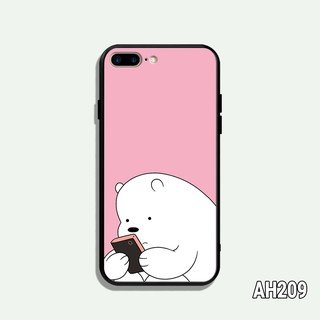 Ốp lưng iPhone 7 Plus - iPhone 8 Plus in hình gấu