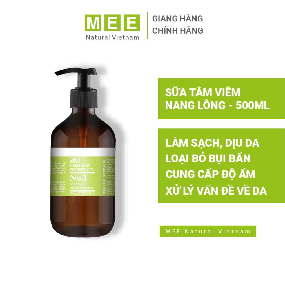 Sữa tắm viêm nang lông 500ml - Mee Natural Vietnam-cam kết chính hãng