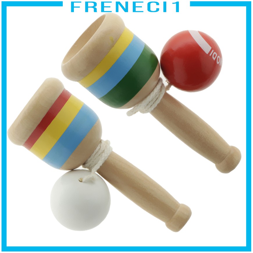 Cốc Gỗ Kendama 1 Phong Cách Nhật Bản Cổ Điển