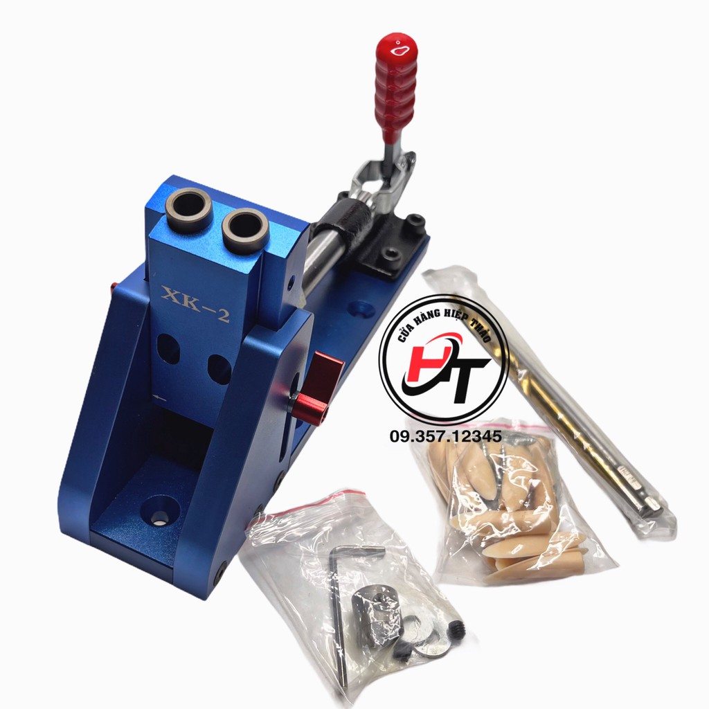 Bộ cữ khoan chéo kèm vam kẹp XK2 cao cấp BCKC-XK2