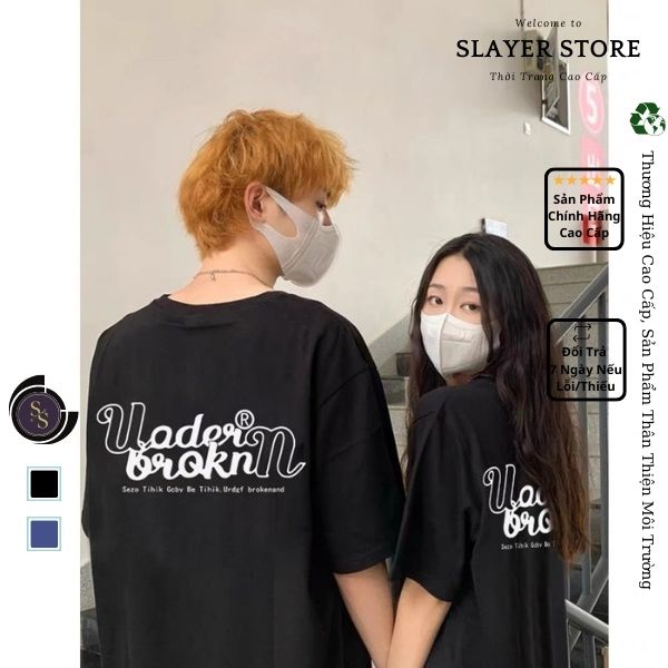 Áo thun nam nữ Under Brocken mẫu mới 2022 cực cool vải cotton dày mịn co giãn