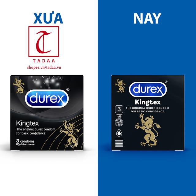 Bao cao su Durex Kingtex 3 bao