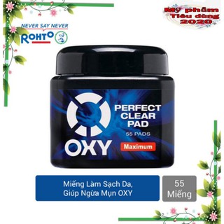 Miếng làm sạch da mặt oxy - oxy perfect clear pad