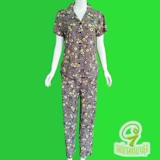 Quần Áo Người Già- Áo Cổ Bẻ - Chất Vải Thun Atiway - S07CB