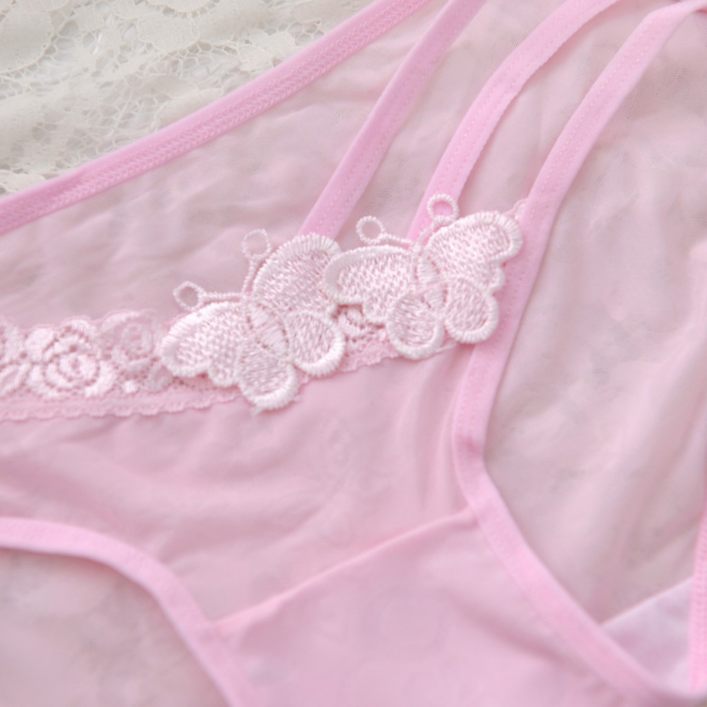 (Che tên) Quần lót dây thêu bướm ren lưới sexy gợi cảm | BigBuy360 - bigbuy360.vn