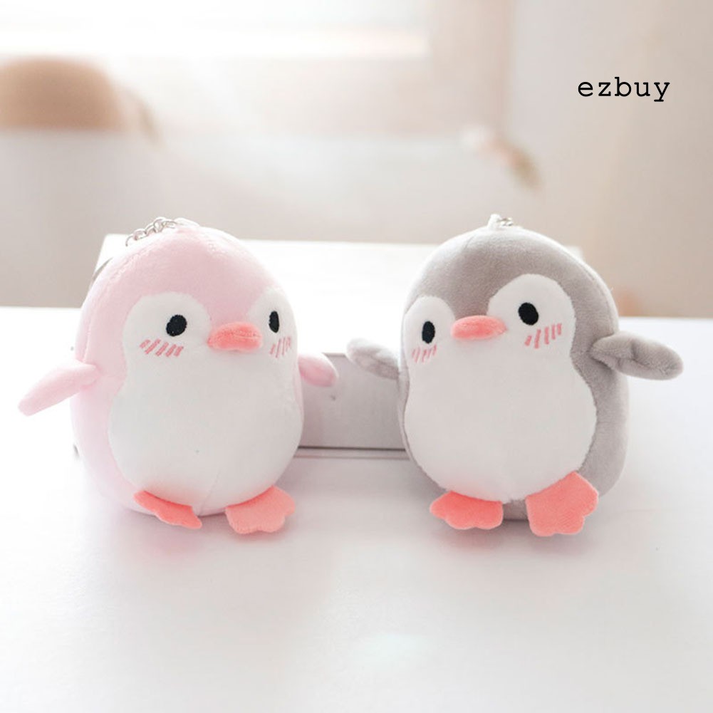 Móc Khóa Hình Chim Cánh Cụt Nhồi Bông Dễ Thương