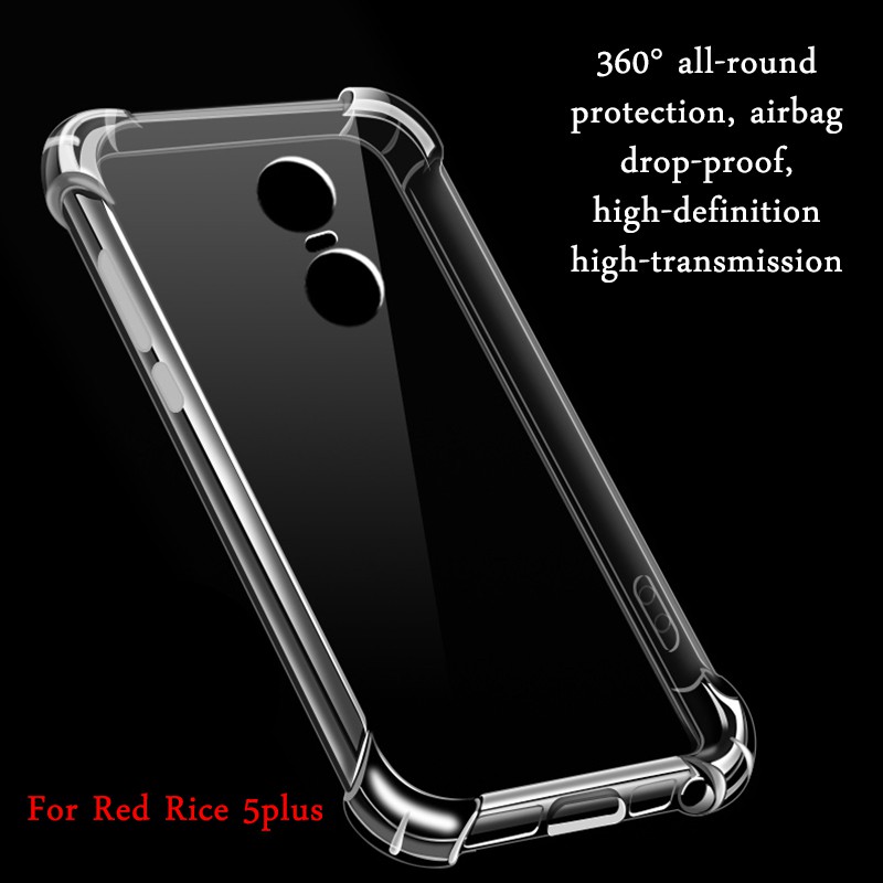 Ốp lưng trong suốt cho Xiaomi poco F1 mi8 SE A1 Redmi 6A 5plus Note 5 Pro | BigBuy360 - bigbuy360.vn