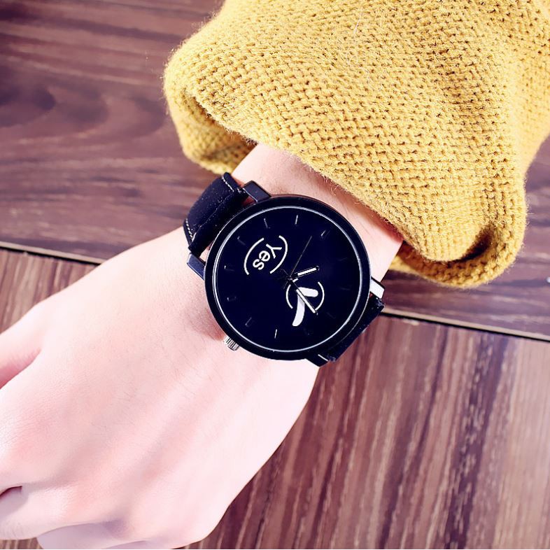 ĐỒNG HỒ CẶP ĐÔI NAM NỮ THỜI TRANG YES NO CỰC HOT M23