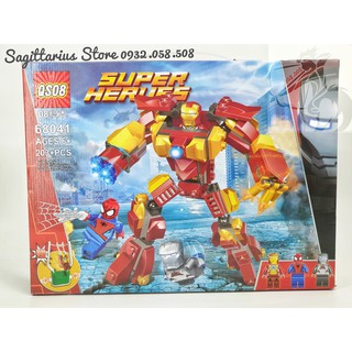 Lego qs08-68041 lắp ráp robot ironman