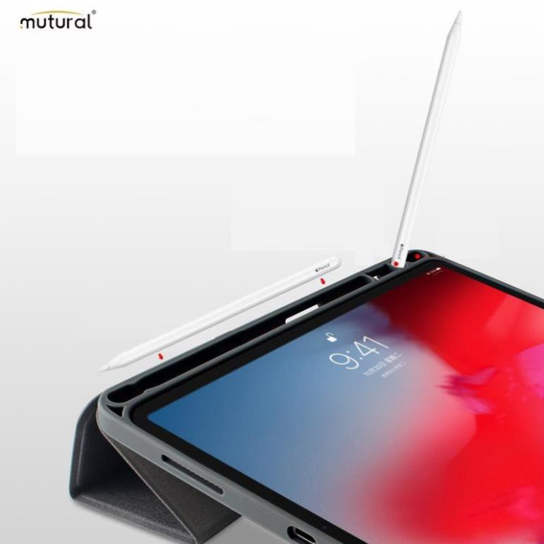 Bao da iPad Pro 12.9 Pro 11 Gen 7 8 9 10.2 Air 4 5 10.9 inch chính hãng Mutural chống sốc có khay bút Pencil tiện lợi