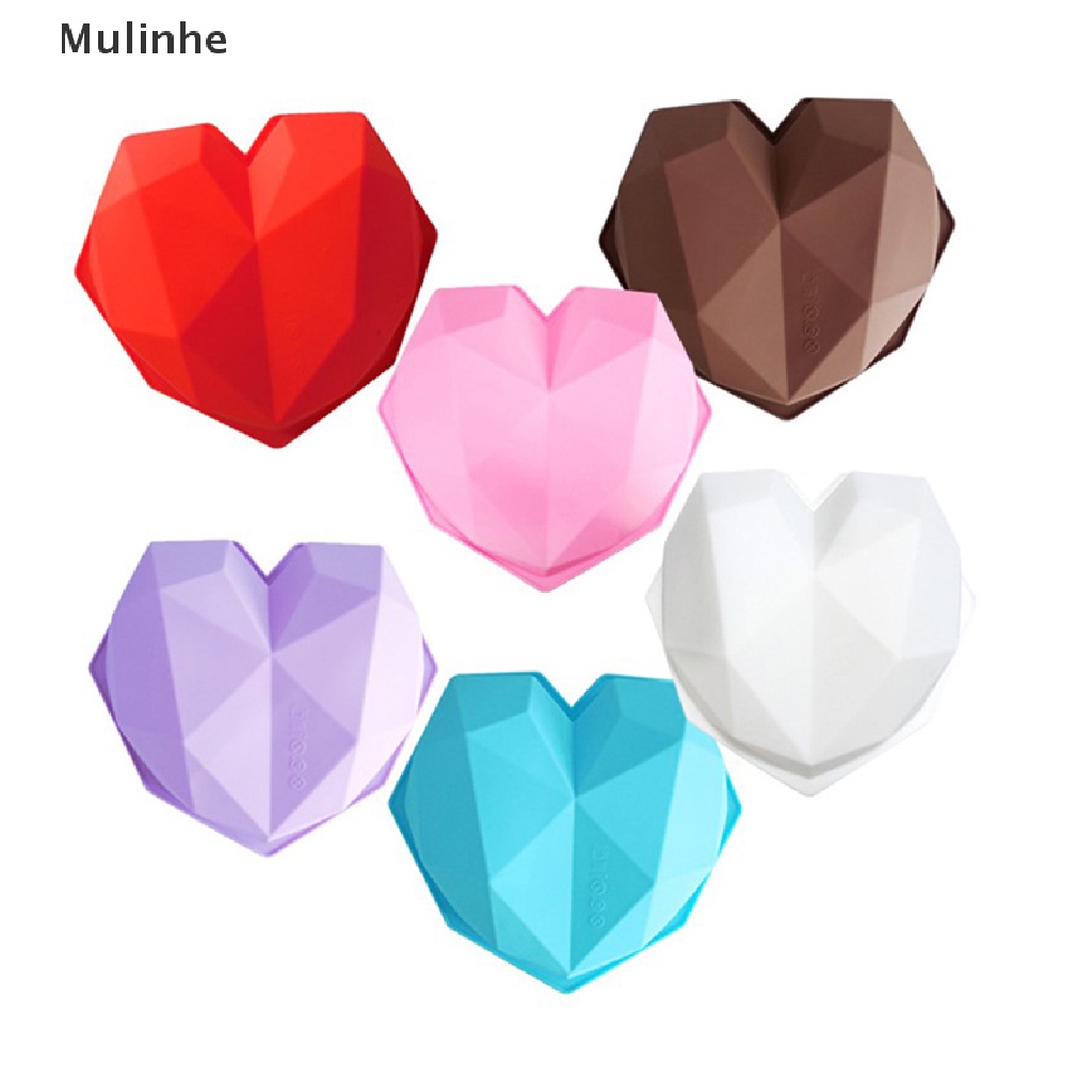 Khuôn làm bánh tạo hình trái tim 3d độc đáo tiện dụng và phụ kiện