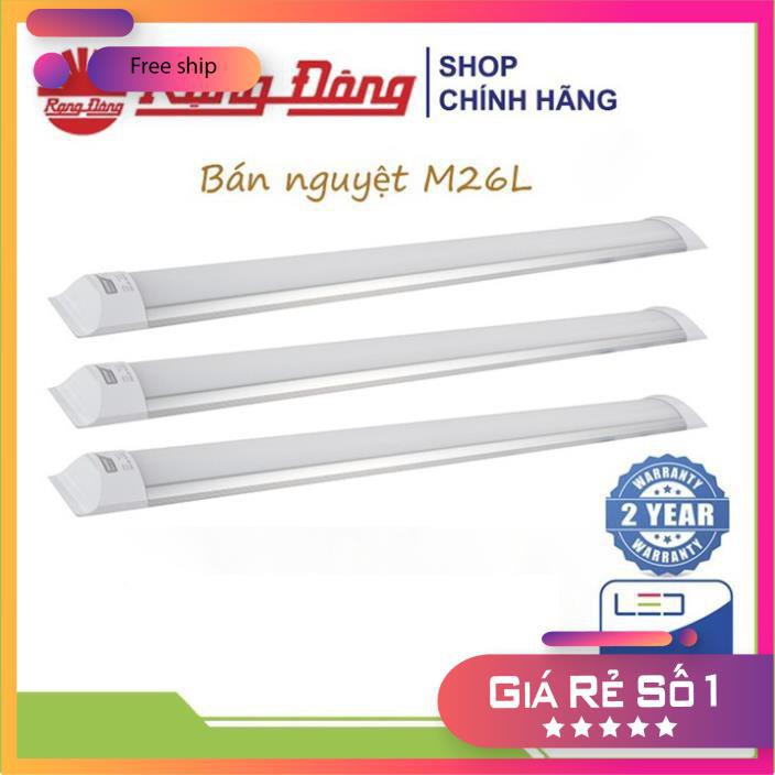 Đèn LED Bán Nguyệt Rạng Đông M26 6 tấc 18W, 1m2 40W