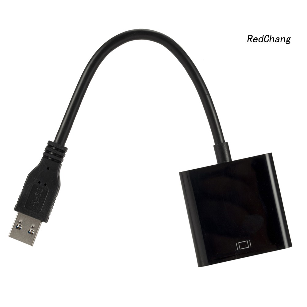 Cáp chuyển đổi USB 3.0 sang VGA 1080P cho Win7/8/10
