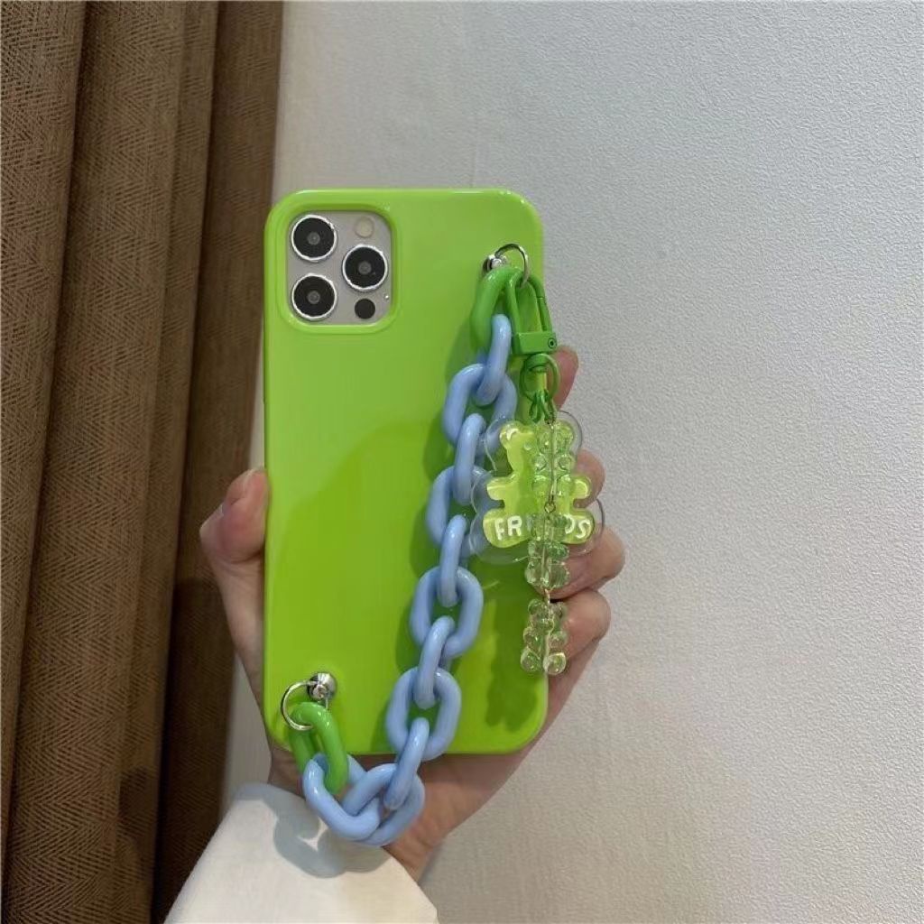 Ốp Điện Thoại Silicon Màu Kẹo Dạ Quang Sang Trọng Cho 14 13 12 11 Pro max xs max xr 7 8 plus se 2020