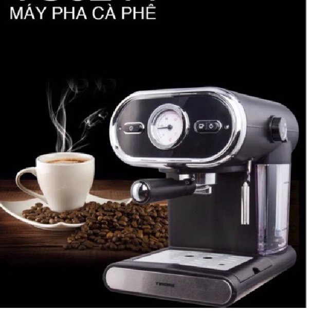 Máy Pha Cà Phê Espresso Gemilai CRM3605 - Đen, Đỏ - 315 x 275 x 285 mm